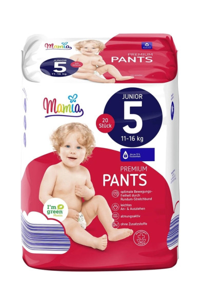 Трусики Mamia Premium №5 (11-16кг), 20 шт.