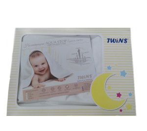 Непромокаемый наматрасник Twins трикотажный, на резинке, 120х60см