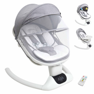 Укачивающий центр Mom-Be SWING, шезлонг - качалка, с пультом