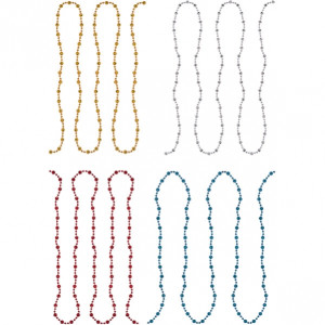 Украшение на елку Бусы YY8067-YY8068-YY8801,  длина 1,8м