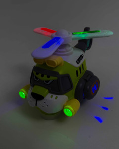 Игрушка интерактивная Вертолет-тигр, световые и звуковые эффекты, 22 см