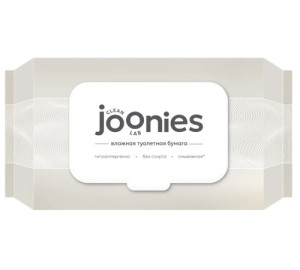 Влажная туалетная бумага Joonies Clean Lab, с клапаном, 96 шт.