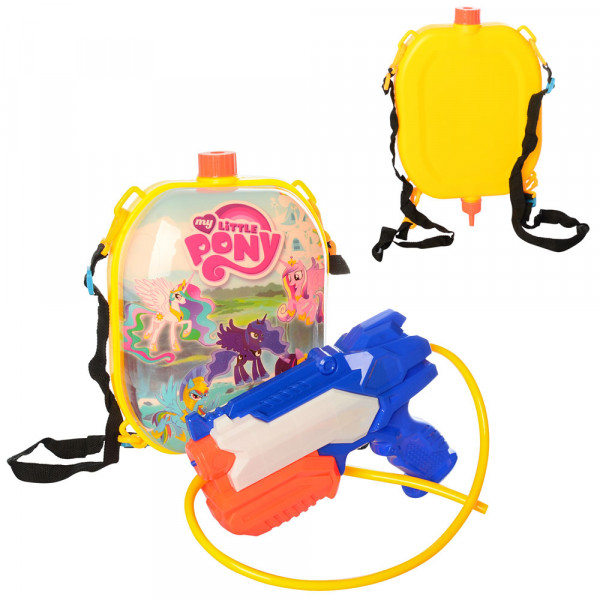 Водяной автомат M 6031 My Little Pony, помпа, с баллоном на плечи, 22 см