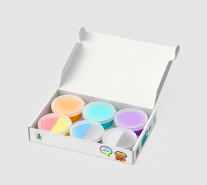 Воздушный пластилин Hey Clay, в ассортименте, 6 баночек