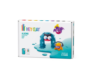 Воздушный пластилин Hey Clay, в ассортименте, 6 баночек