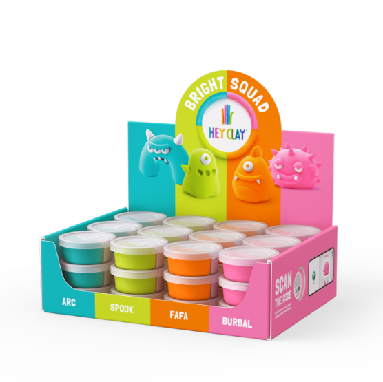 Воздушный пластилин Hey Clay, цвета в ассортименте, 1 баночка