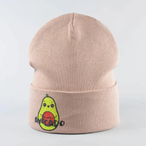 Шапка демисезонная Fashion Kids  Нора Avocado, рубчик, 3-8 лет
