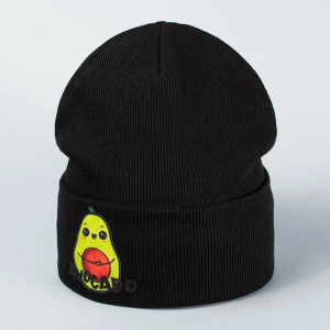 Шапка демисезонная Fashion Kids  Нора Avocado, рубчик, 3-8 лет