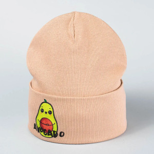 Шапка демисезонная Fashion Kids  Нора Avocado, рубчик, 3-8 лет