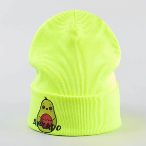 Шапка демисезонная Fashion Kids  Нора Avocado, рубчик, 3-8 лет