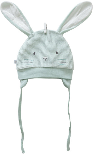 Шапочка для девочки Caramell Mini Baby Girl, велюр, 0-3 м