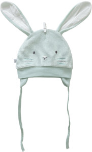 Шапочка для девочки Caramell Mini Baby Girl, велюр, 0-3 м