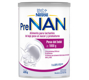 Заменитель грудного молока Nestle Pre NAN, смесь для недоношенных и маловесных детей, 400 гр