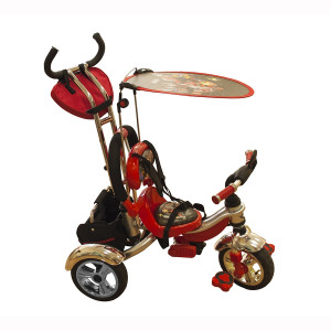 Велосипед MarsTrike Аниме с надувными колесами, трехколесный, красный
