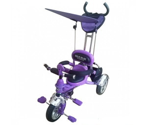 Велосипед MarsTrike с надувными колесами, трехколесный, фиолетовый