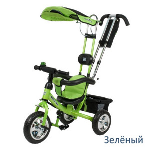 Велосипед MiniTrike, трехколесный, зеленый