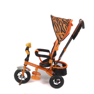 Велосипед MiniTrike Zoo Тигр, с надувными колесами, трехколесный