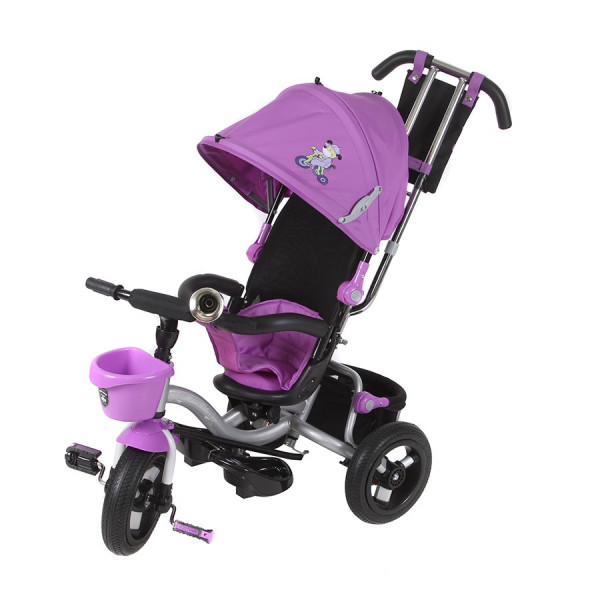 Велосипед MiniTrike Animals Мишка, с надувными колесами, трехколесный