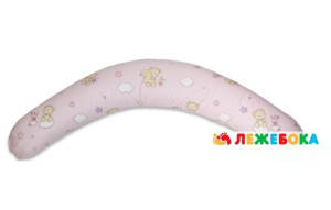 Подушка для беременных Лежебока Relax, с микро гранулами, без наволочки