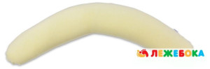 Подушка для беременных Лежебока Comfort, с микро гранулами, без наволочки